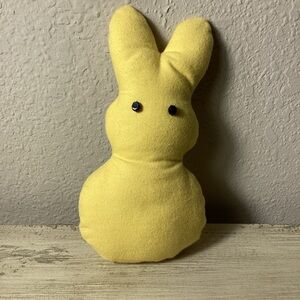 Yellow Plush Bunny Toy: peep